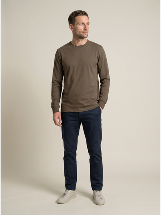 Long-Sleeved T-Shirt - Walnut