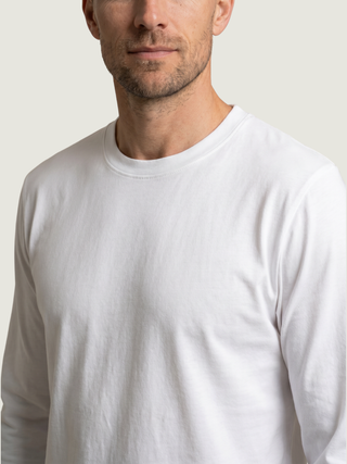 Long-Sleeved T-Shirt - White